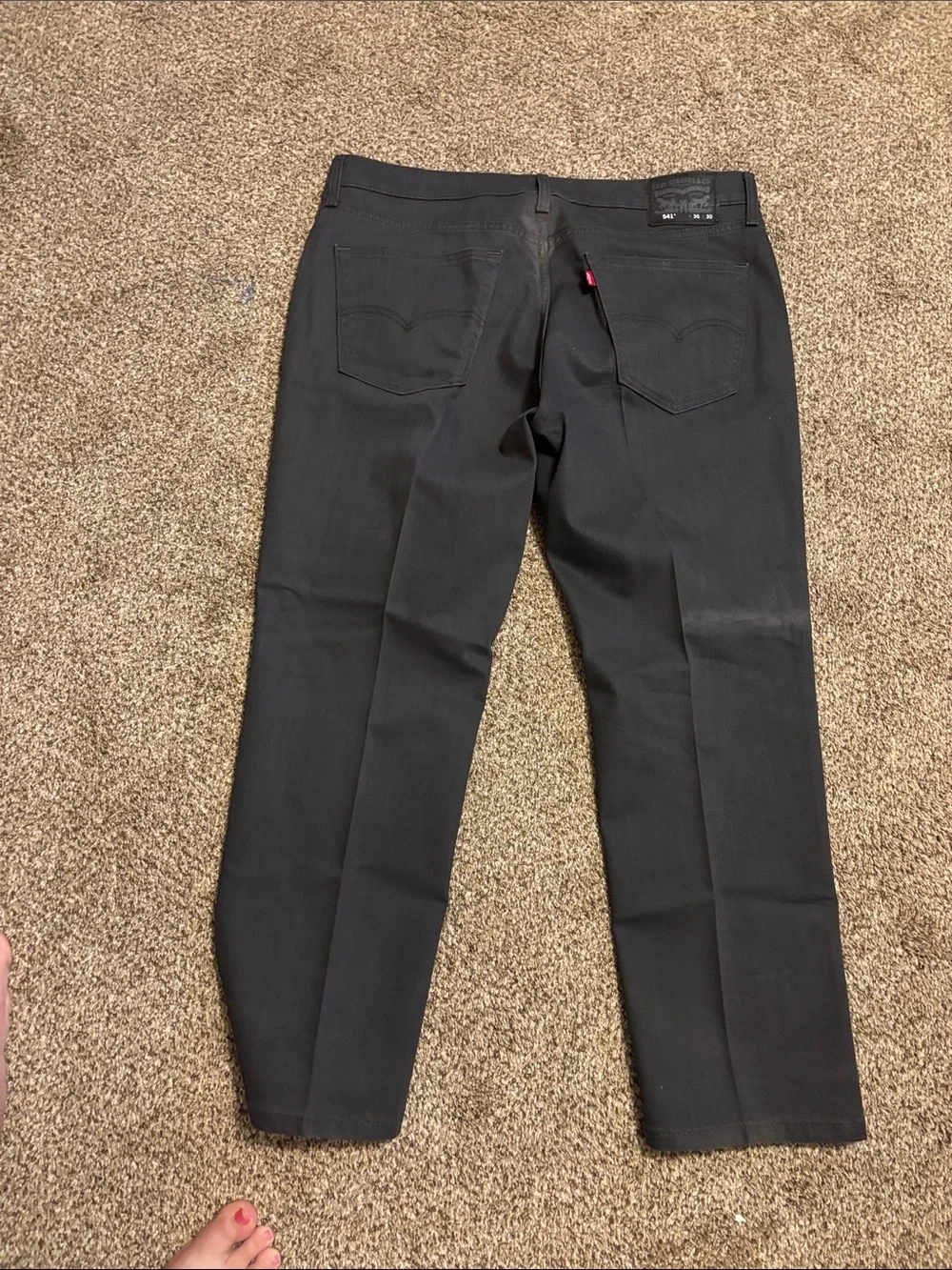 Levi's 541 Straight Leg Pants in Black